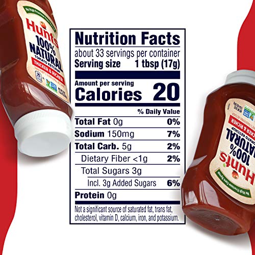 Hunt's Best Ever ketchup label highlights non-GMO and all-natural
