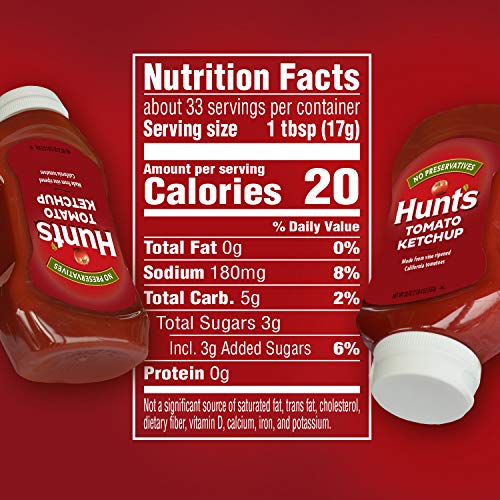 Hunt's Tomato Ketchup being squeezed for easy portioning during family meals.