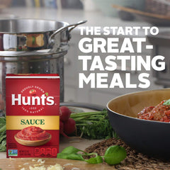 Hunt's Tomato Sauce contains no artificial preservatives, ensuring natural flavor.
