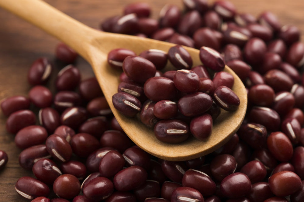 Cooked Hunza Organic Adzuki Beans served in a bowl