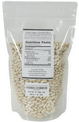 Hunza Cannellini beans cooking in pot, versatile addition to pasta and Minestrone.