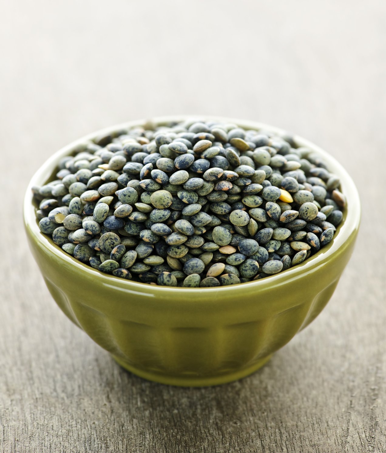 USDA Organic label on Hunza Organic French Lentils.