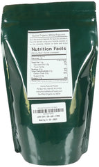 Close-up of Hunza White Popcorn kernels, showcasing USDA Organic, non-GMO quality.