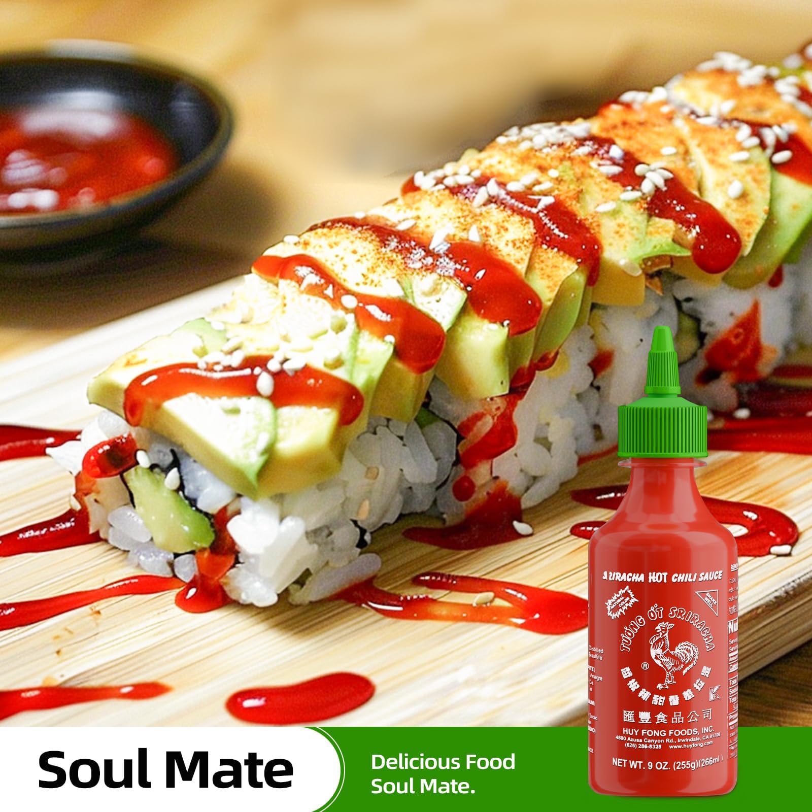 Huy Fong Sriracha on noodles