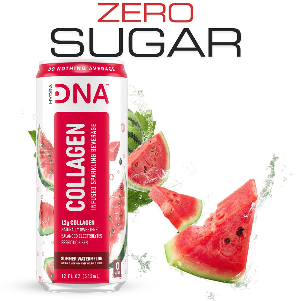 HYDRADNA sparkling watermelon ingredients note, transparent nutrition without unnecessary additives.