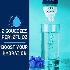 Hydrate Glacier Frost front pack shot highlighting the 2 pack and flavor