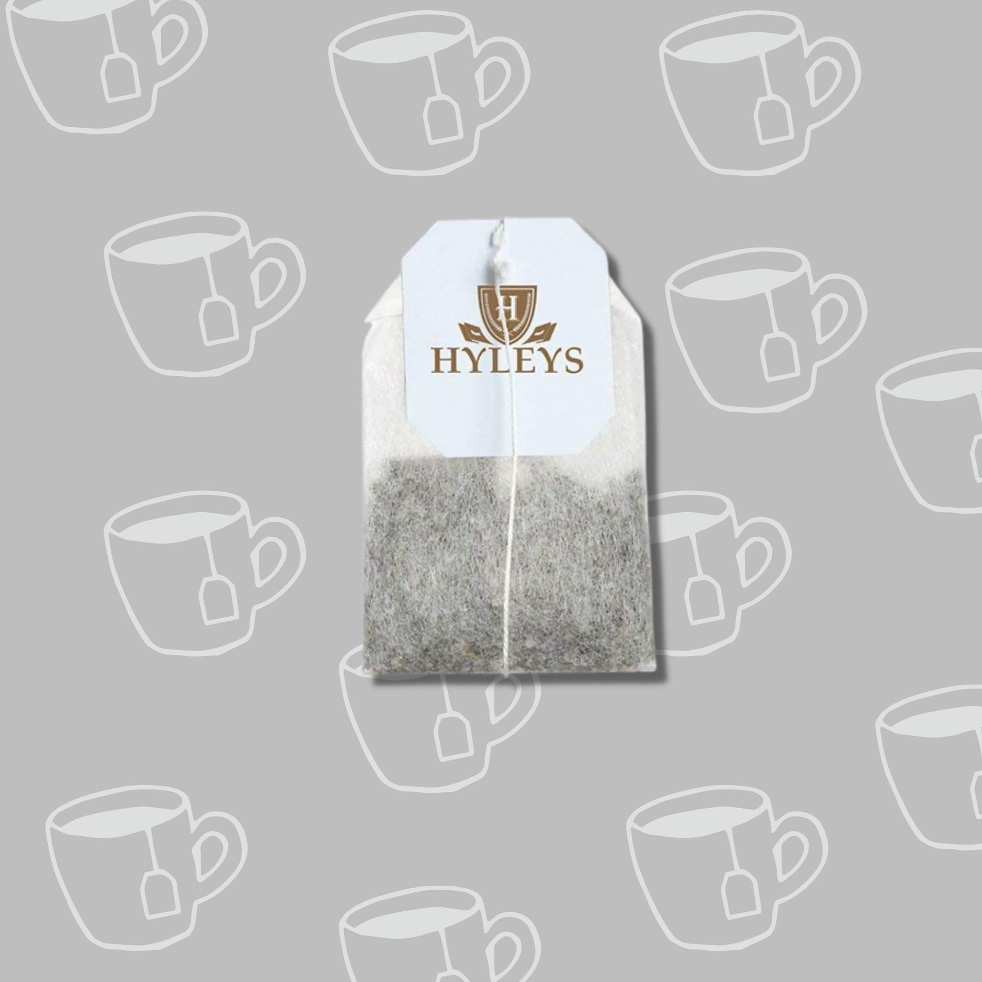 Steaming cup of Hyleys Dieter's Tea with vibrant color.