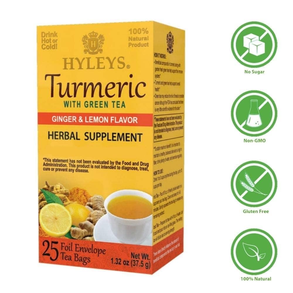 Hyleys hot or iced serving option shown for versatile prep.