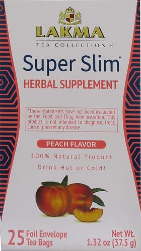 HYLEYS Lakma Peach tea bags ready to steep for convenient daily support