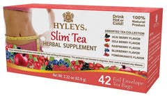 Hyleys Slim Tea collection box ready for daily detox and digestion support.