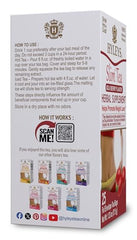 Hyleys Slim Tea Goji Berry foil packaging visible, preserving freshness and flavor