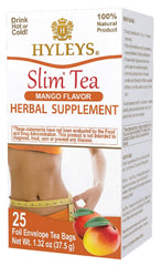 Hyleys Slim Tea Mango Flavor box showcases premium packaging for daily wellness rituals.
