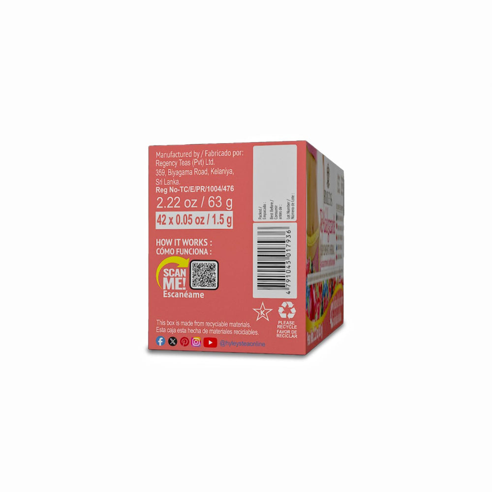 Hyleys Slim Tea senna leaves suggest gentle support for nightly cleansing.