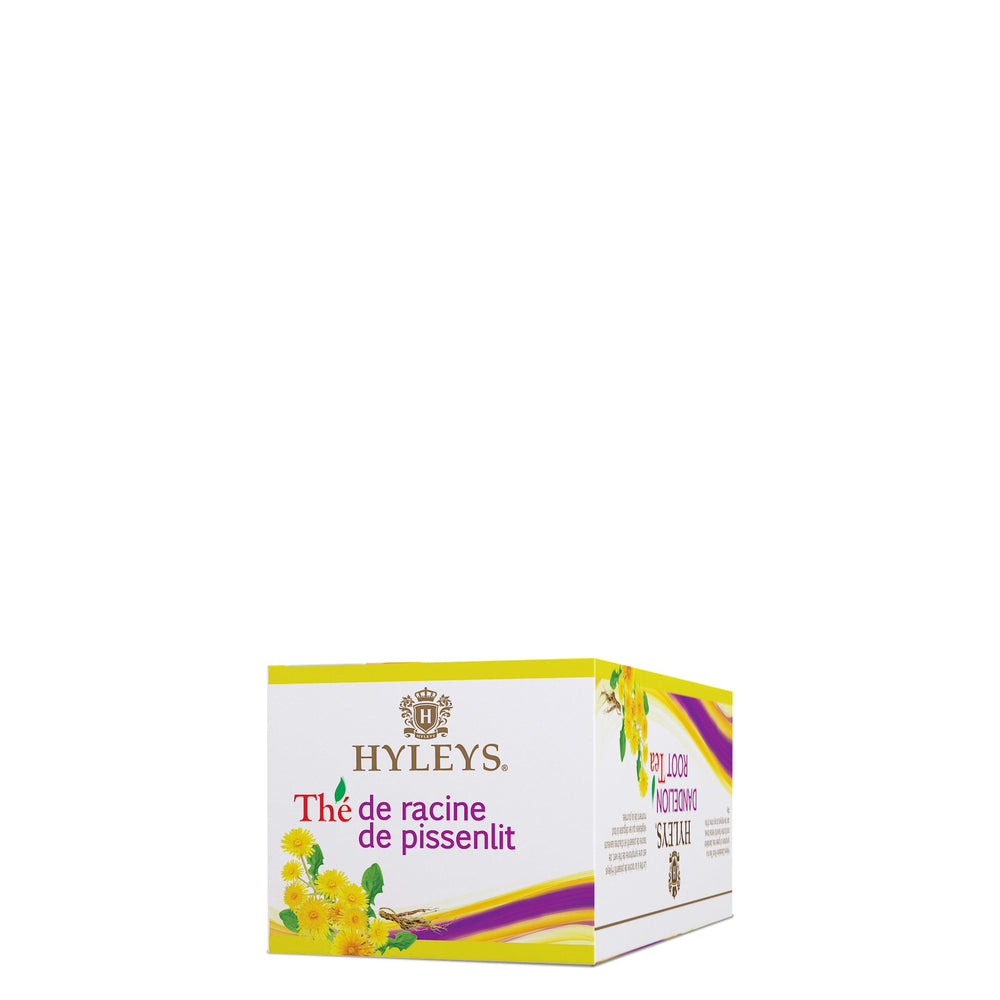 Hyleys Tea Box packaging, 25 individually wrapped bags for easy prep.