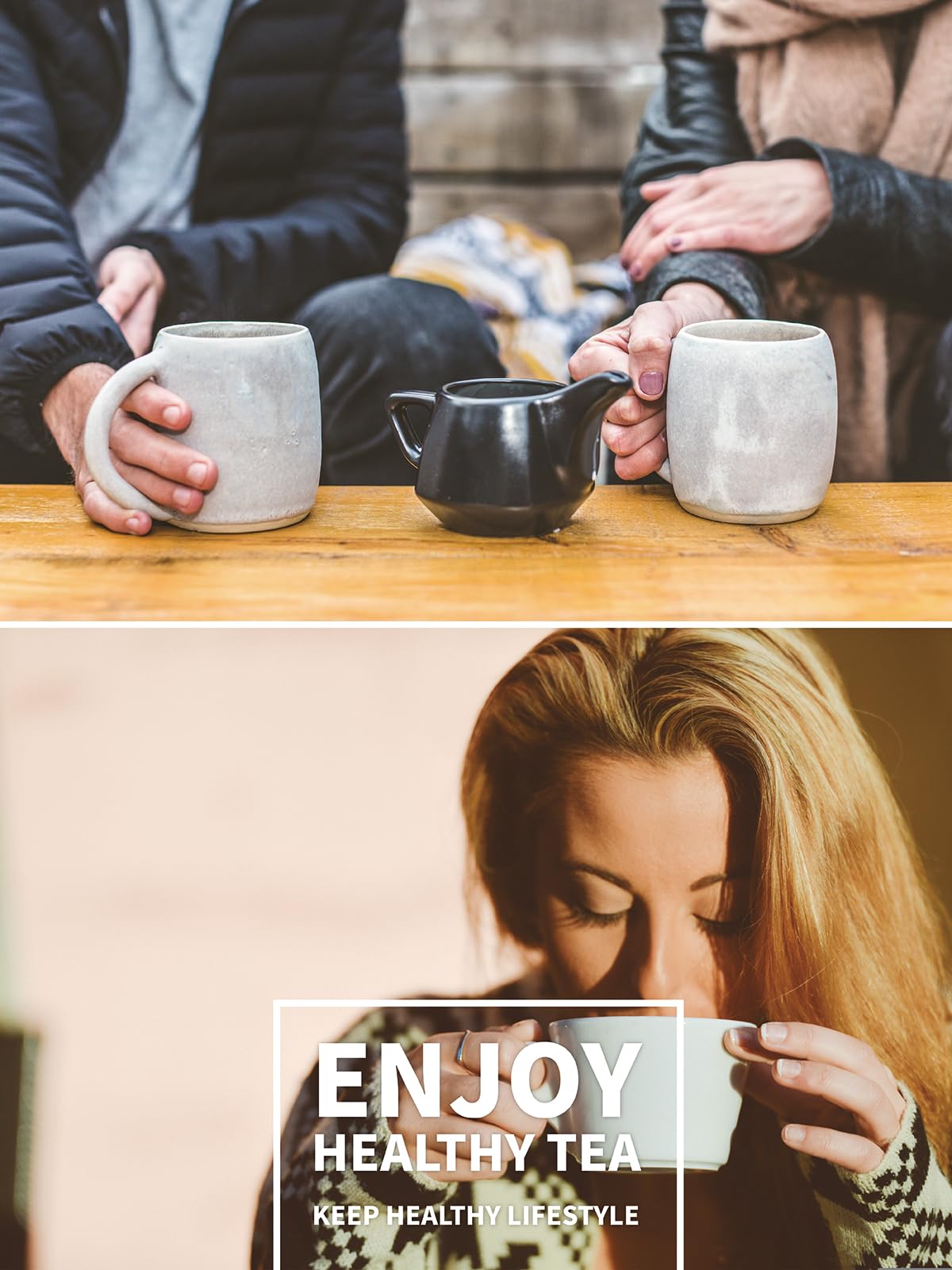 HYNTMYT aromatic brewed tea inviting a relaxing ritual.