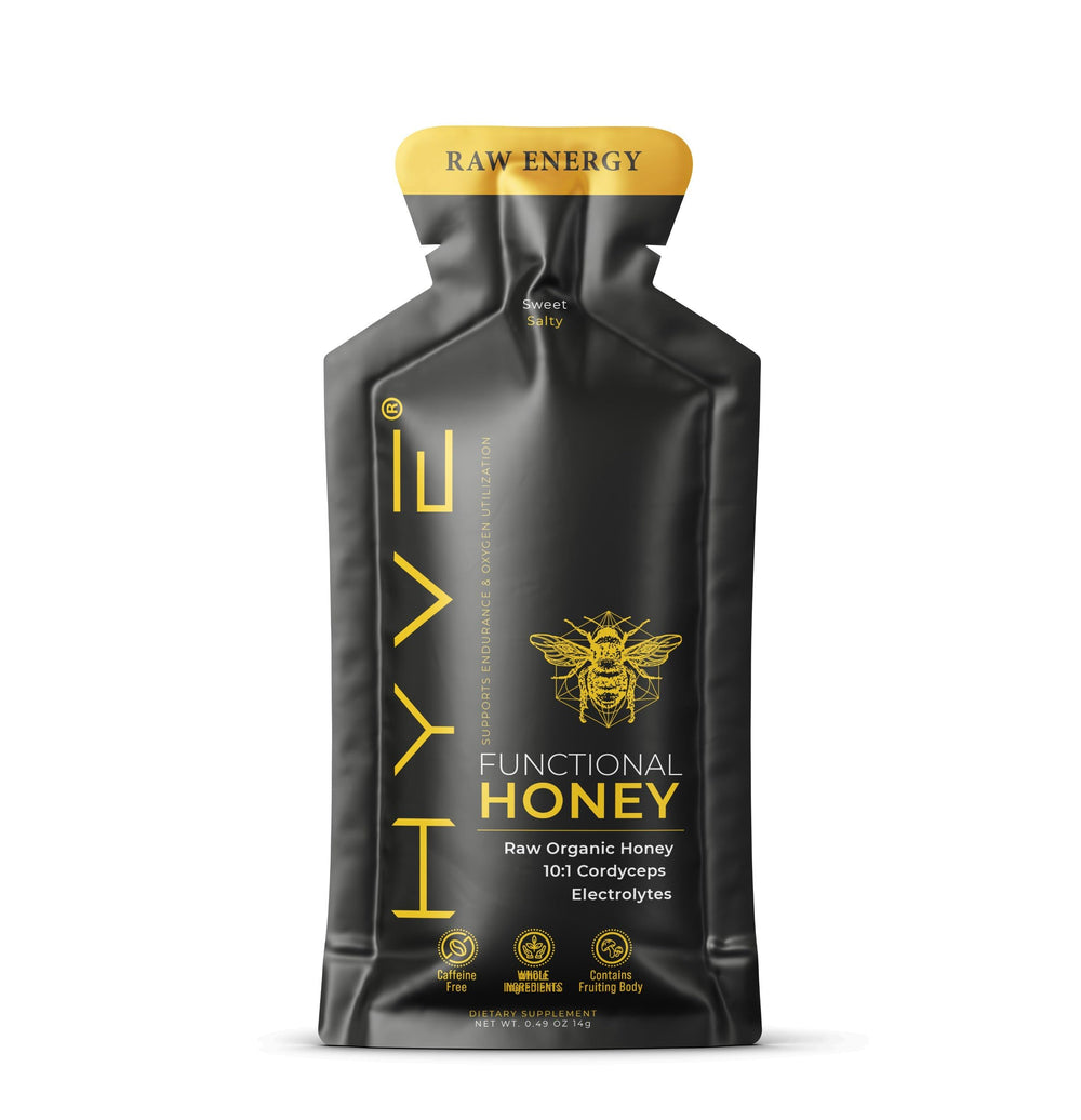 HYVE Sublingual-use demonstration shows discreet energy option.
