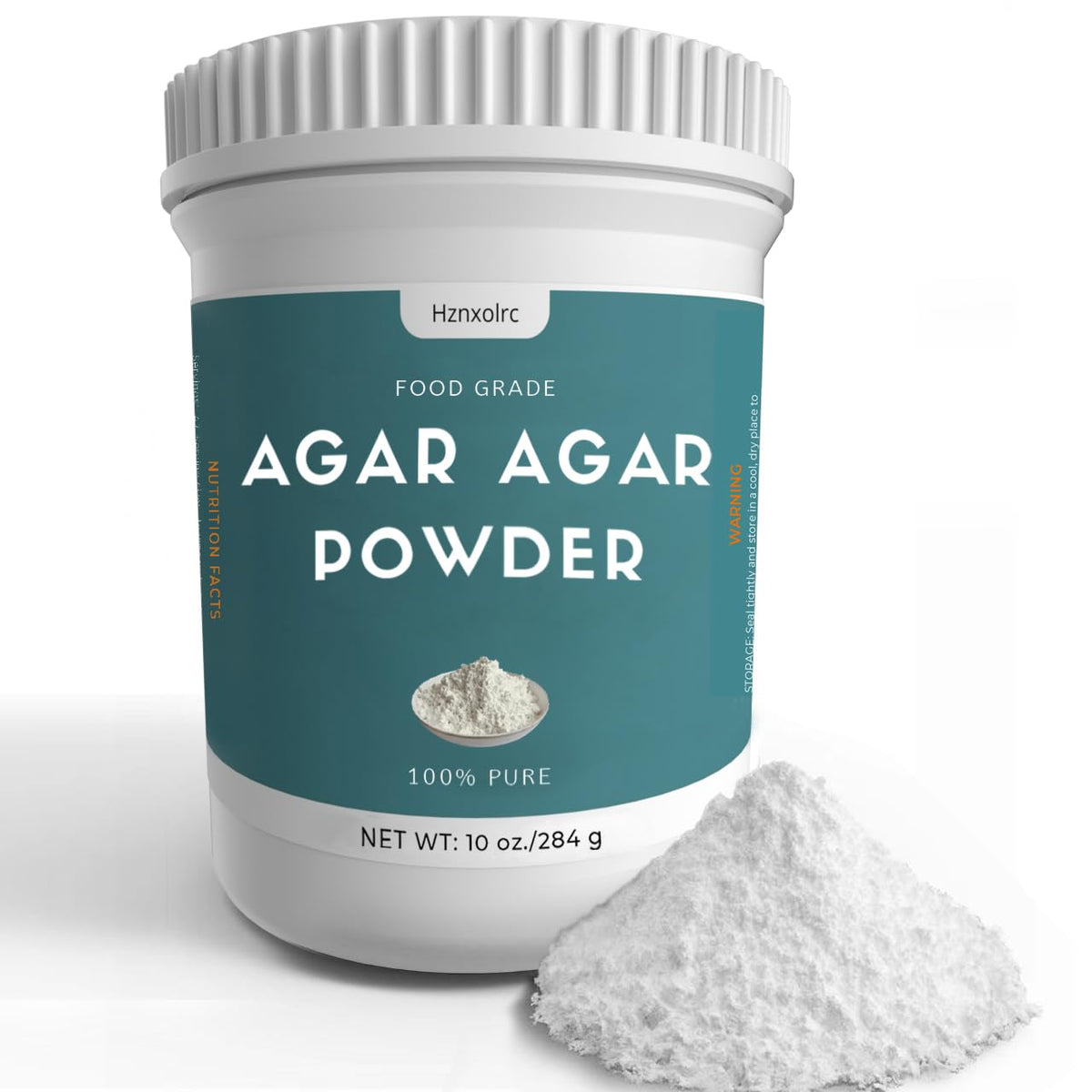Hznxolrc agar agar powder packaging for vegan thickening