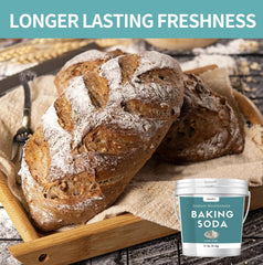 Hznxolrc baking soda improves bread and dough texture