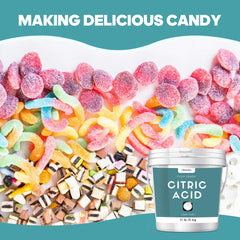 Hznxolrc citric acid powder pantry: preserving freshness in jams and canned goods.