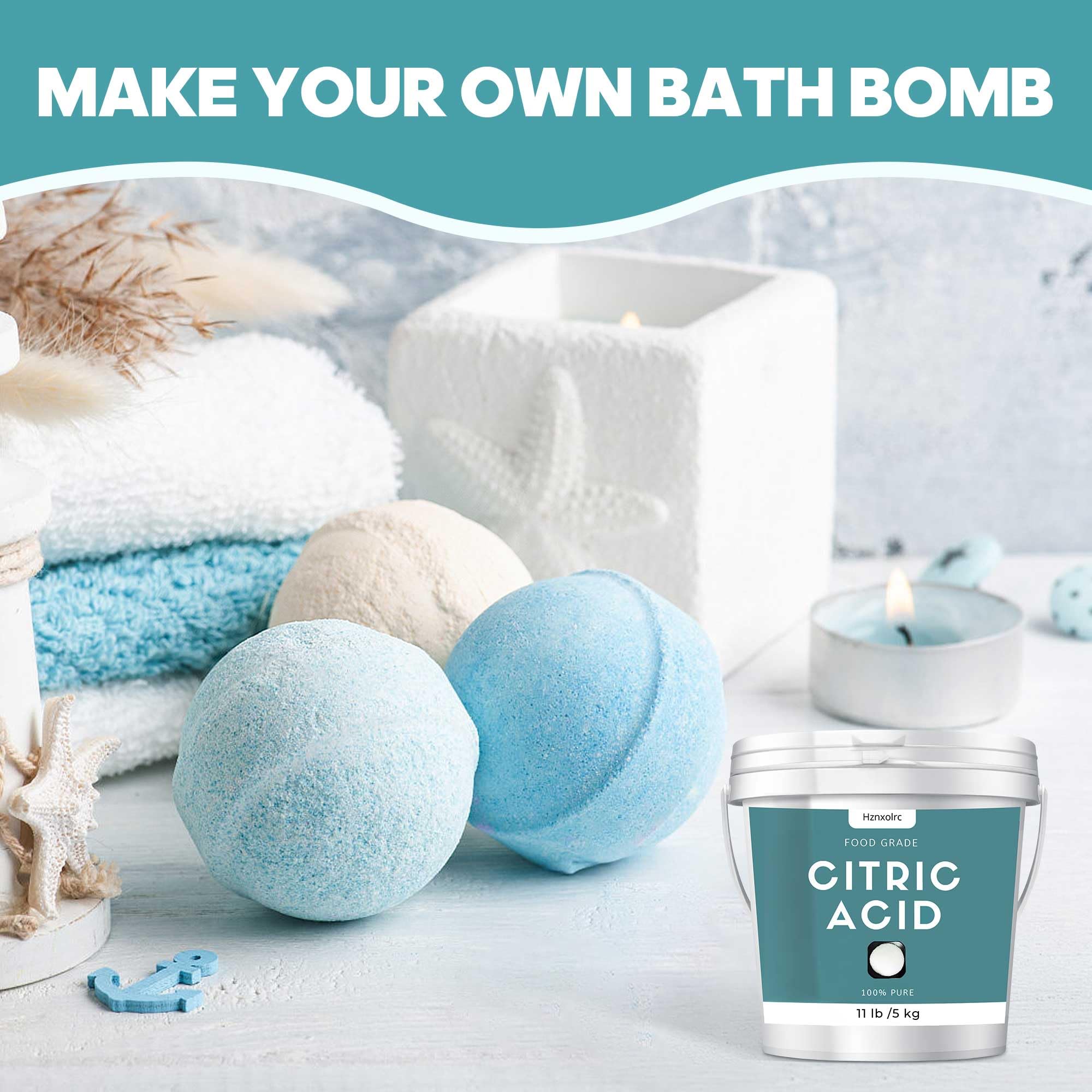 Hznxolrc citric acid powder cleaning: natural stain remover for household tasks.