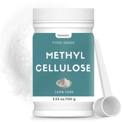 Hznxolrc methylcellulose powder packaging showing vegan thickener for smooth textures