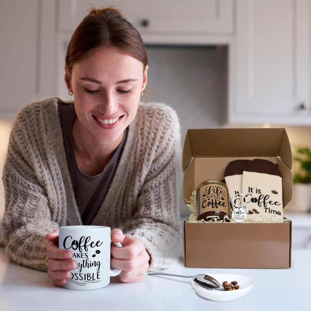 iaovueby Coffee Gifts spoon holder: keeps the coffee station tidy while you stir.