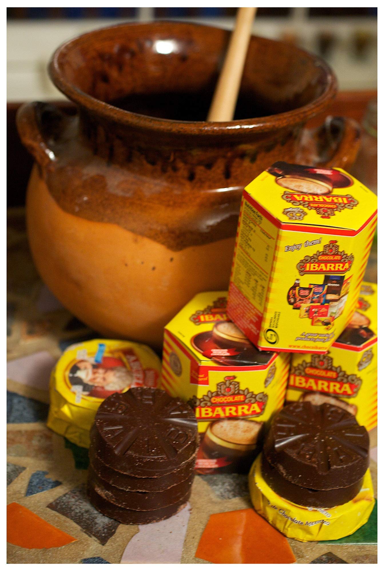 Ibarra Mexican Chocolate melt for smooth, velvety hot chocolate