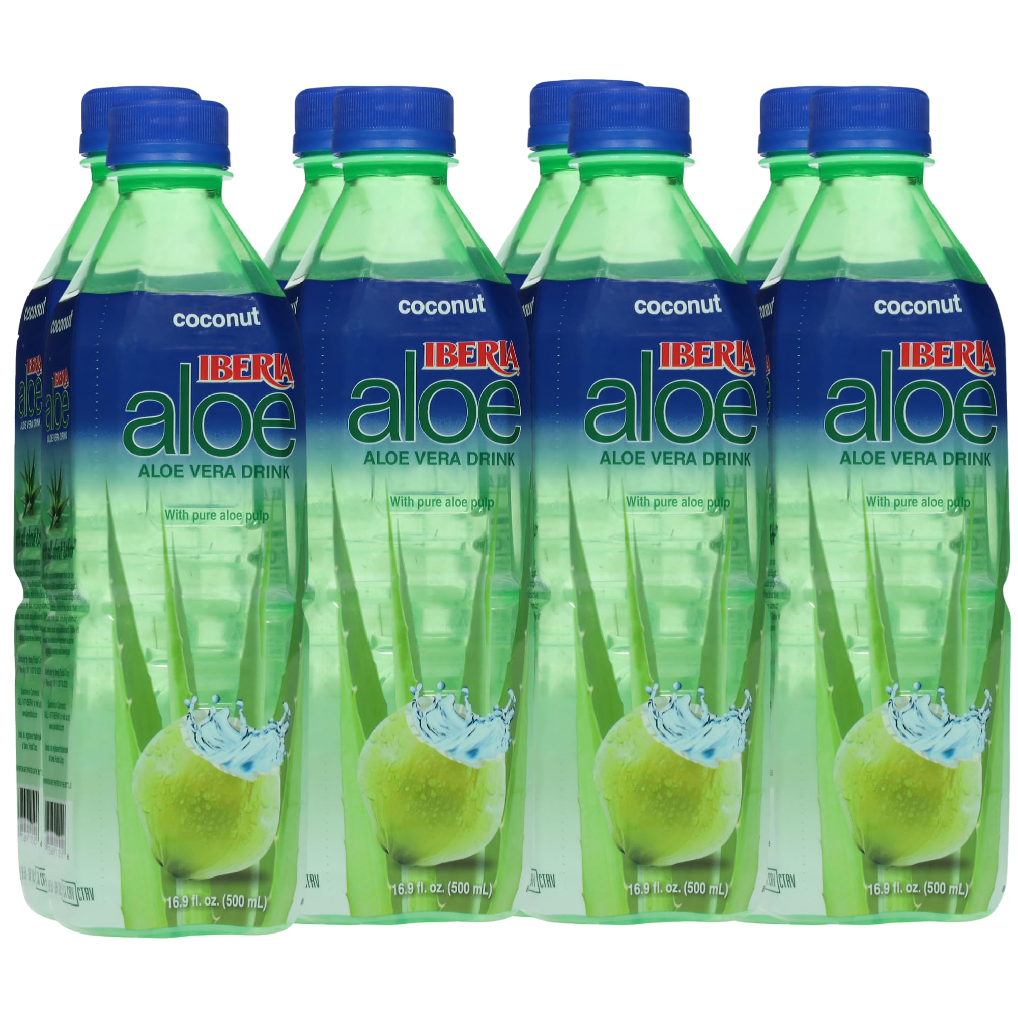 Iberia Aloe Vera Juice Drink coconut bottle shown for refreshing hydration