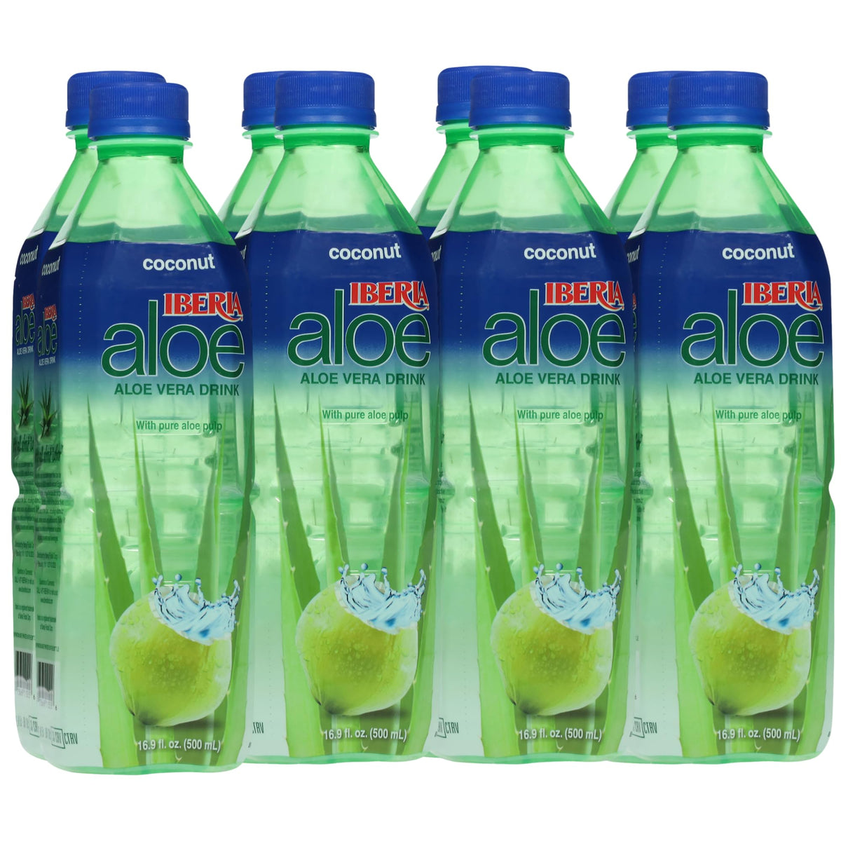Iberia Aloe Vera Juice Drink coconut bottle shown for refreshing hydration