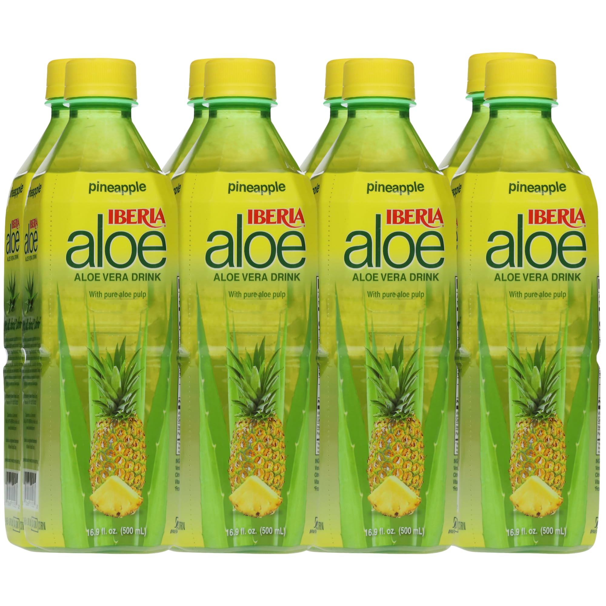 Iberia Aloe Vera juice 8-pack front view for refreshing hydration