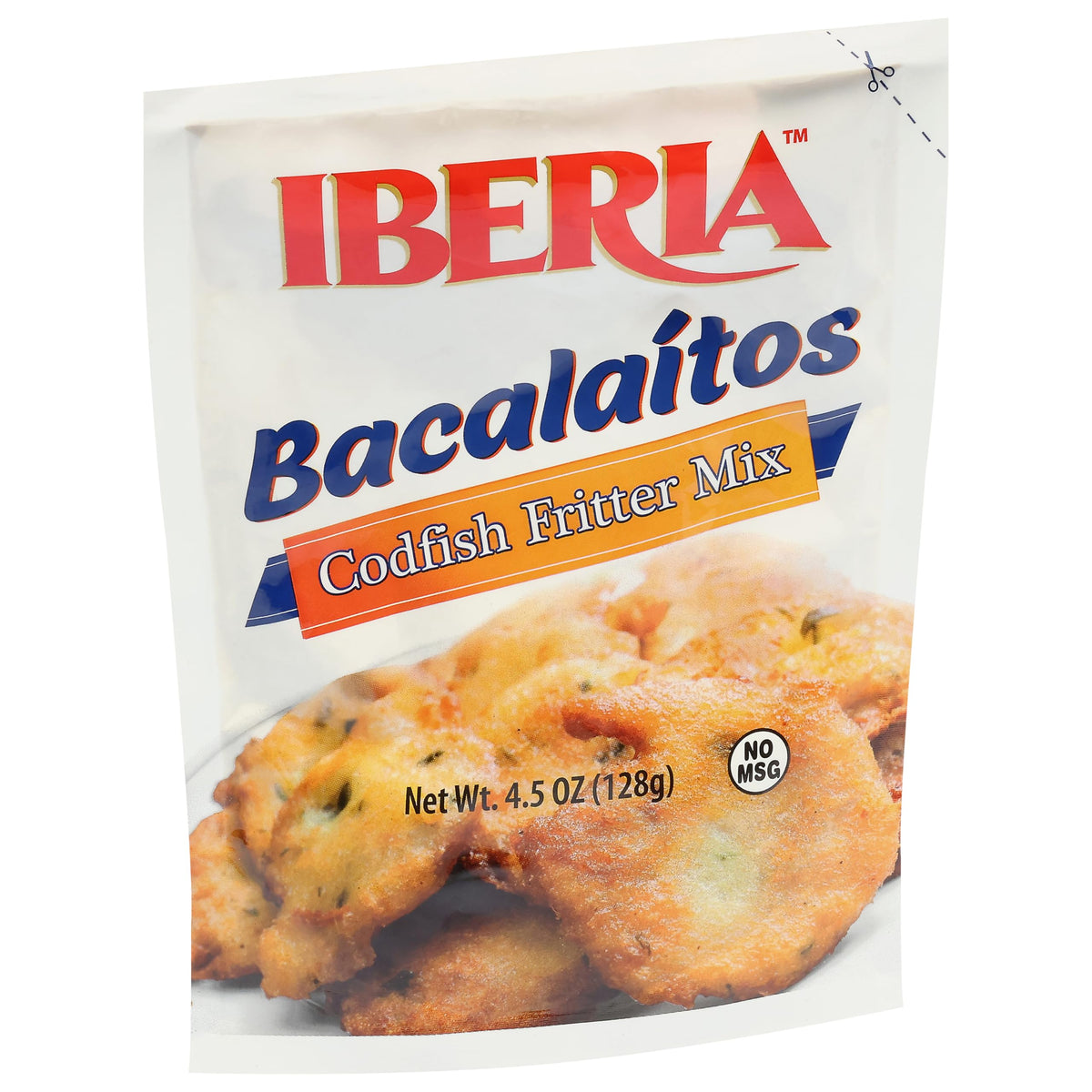 Iberia Bacalaitos mix in packaging, a quick, easy snack base for home fritters.