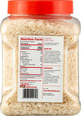 Iberia Basmati Rice Jar cooked grains close-up, fluffy texture ideal for your dinner.