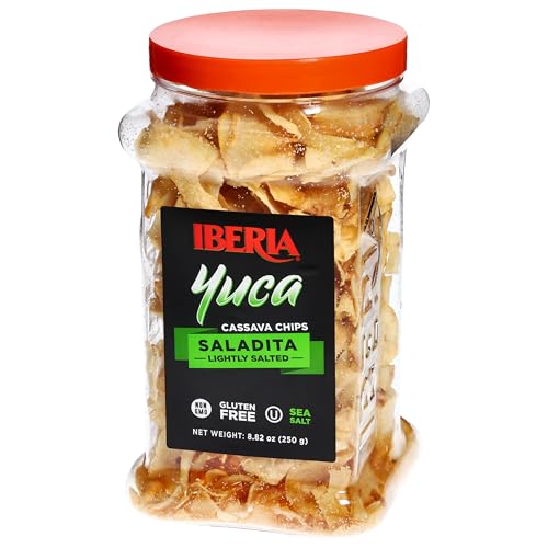 Iberia Cassava Chips gluten-free option supports mindful snacking moments.