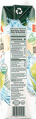 Iberia coconut water label close-up showing organic, additive-free ingredients.