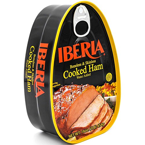 Iberia boneless ham ready to heat, perfect for easy weeknight dinners.