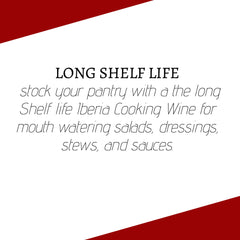 Iberia Dry White Cooking Wine with seafood dish use case, elevating light sauces.