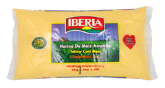 Iberia Fine Corn Meal pre cooked 4lb bag with smooth texture for quick recipes