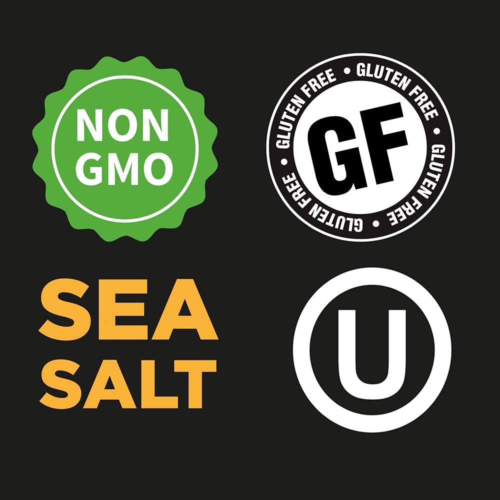 Iberia Garlic Plantain Chips ingredients close-up showing natural seasonings