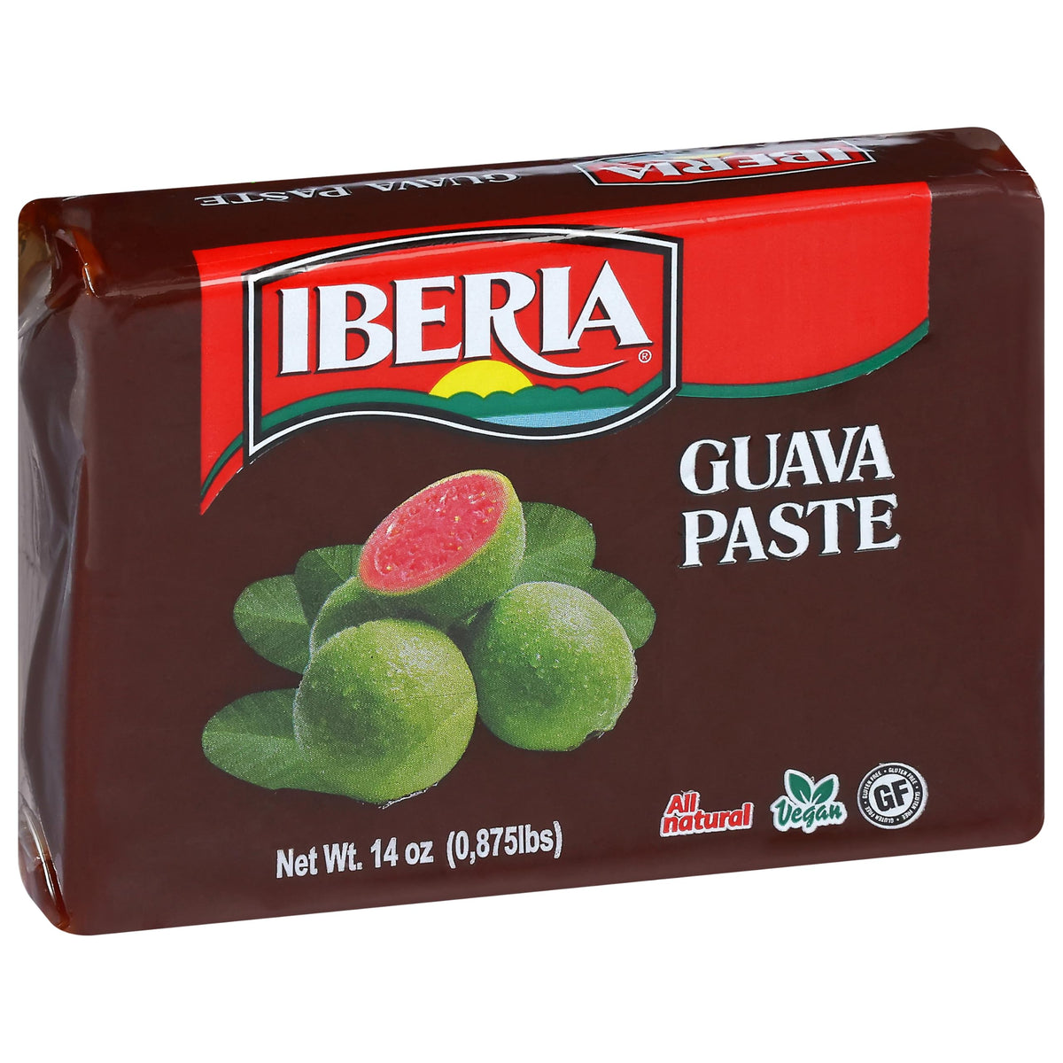 Iberia Guava Paste 14oz block ready for pantry use.