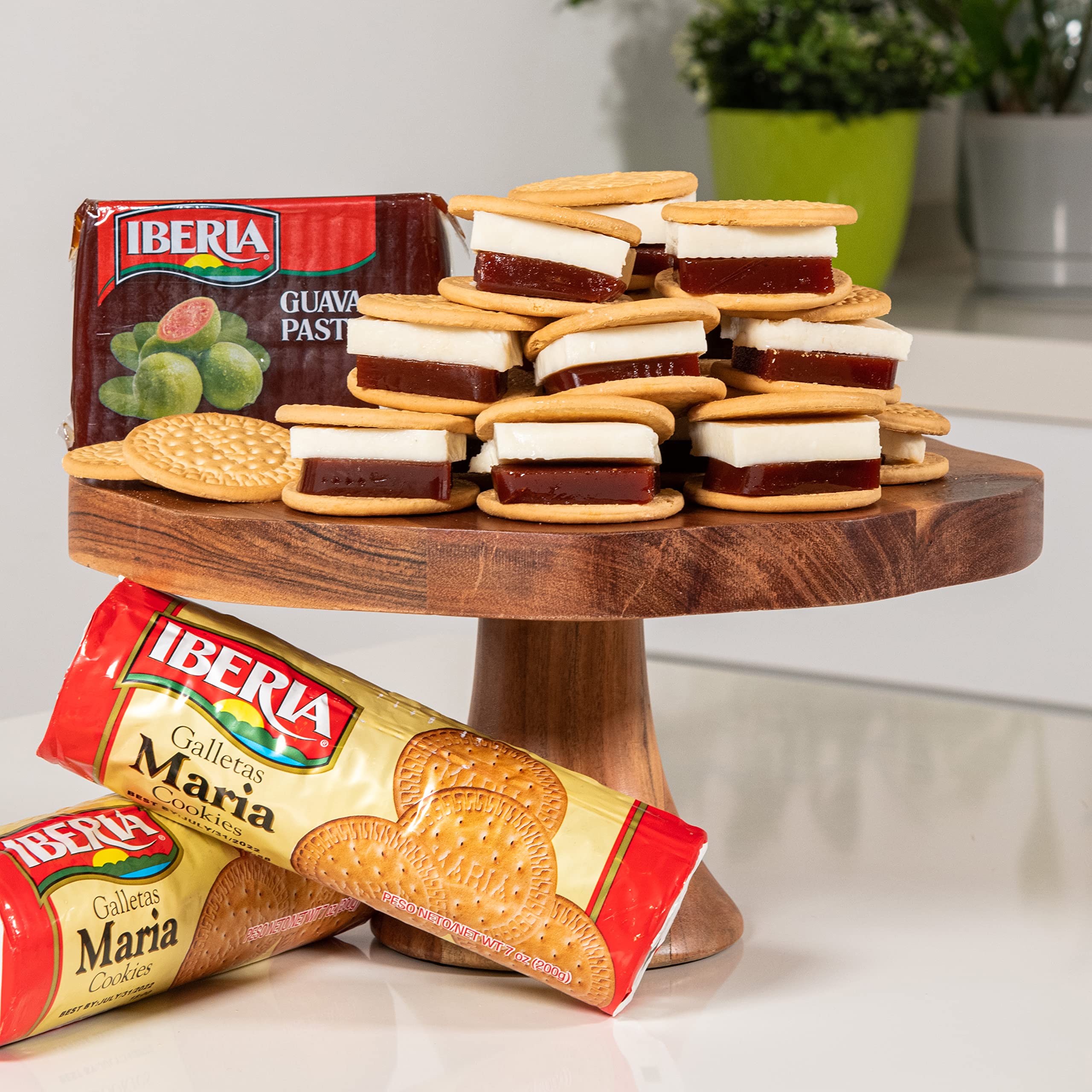 Iberia Guava Paste used as pastry filling for tropical treats.