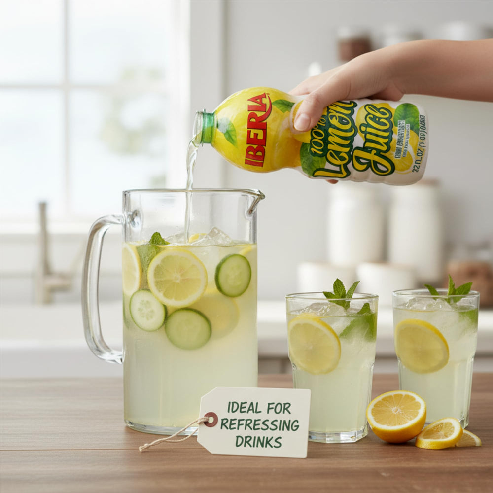 Iberia lemon juice as pantry staple for bulk use