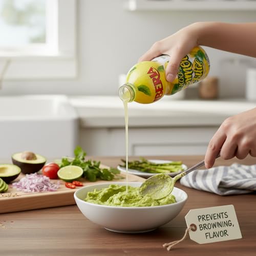Iberia lemon juice smooth tang blends into beverages
