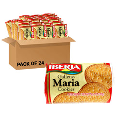 Iberia Maria Cookies pack view for sharing in a bulk 24-pack.