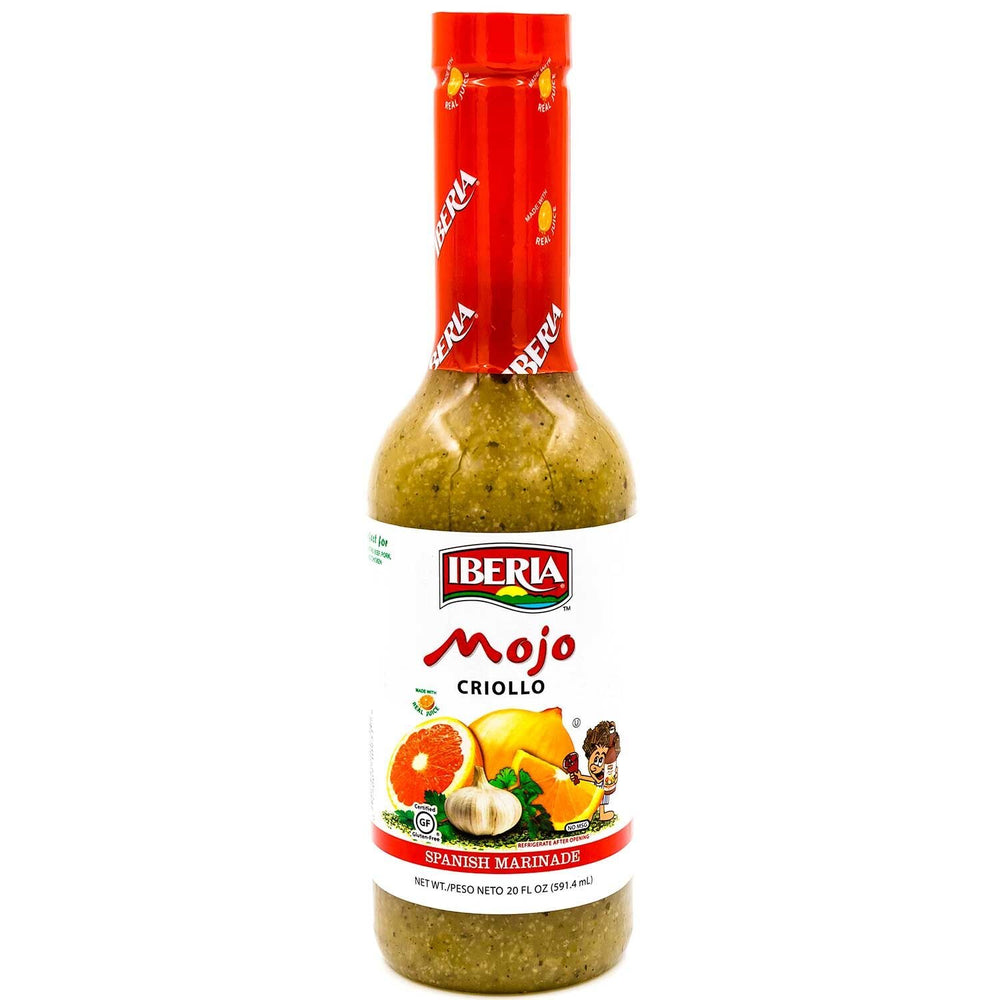 Iberia Mojo Criollo sauce bottle highlights bold citrus garlic flavor for marinades