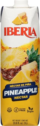 Glass with nectar pour showing smooth tropical taste for drinks.