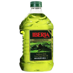 Iberia Premium Blend olive oil drizzle over salad for flavor.