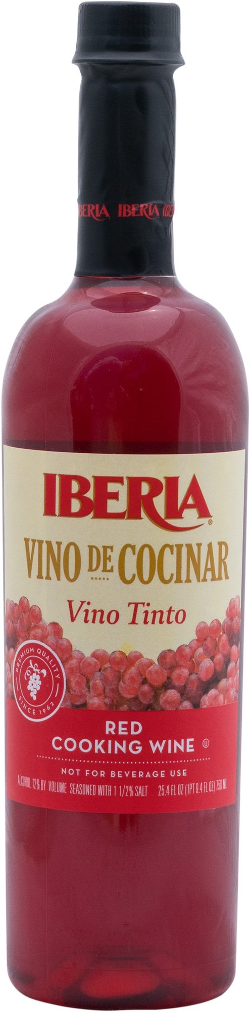 Iberia Red Cooking Wine bottle, ideal for richer sauces