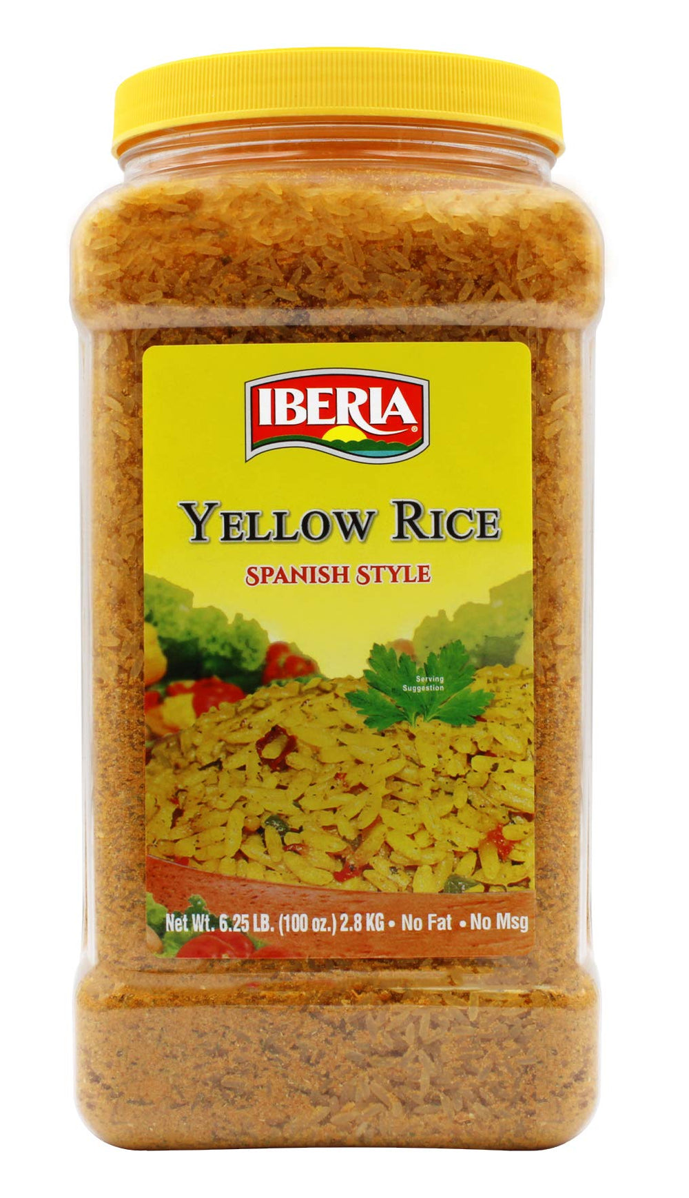 Iberia Yellow Rice bulk-pack on display, a versatile base for weeknight meals.