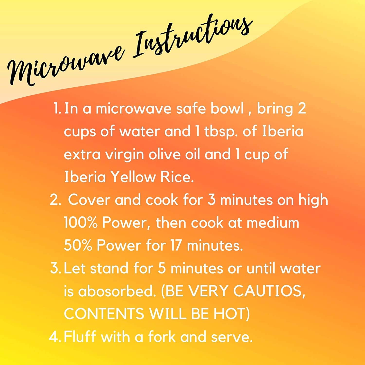 Iberia Yellow Rice with pork chops and green beans, savory and convenient.