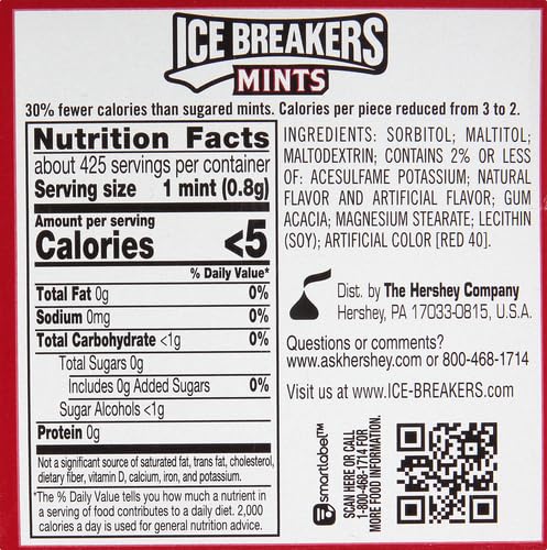 Ice Breakers Cinnamon Mint crystals deliver sparkling flavor to awaken your senses.